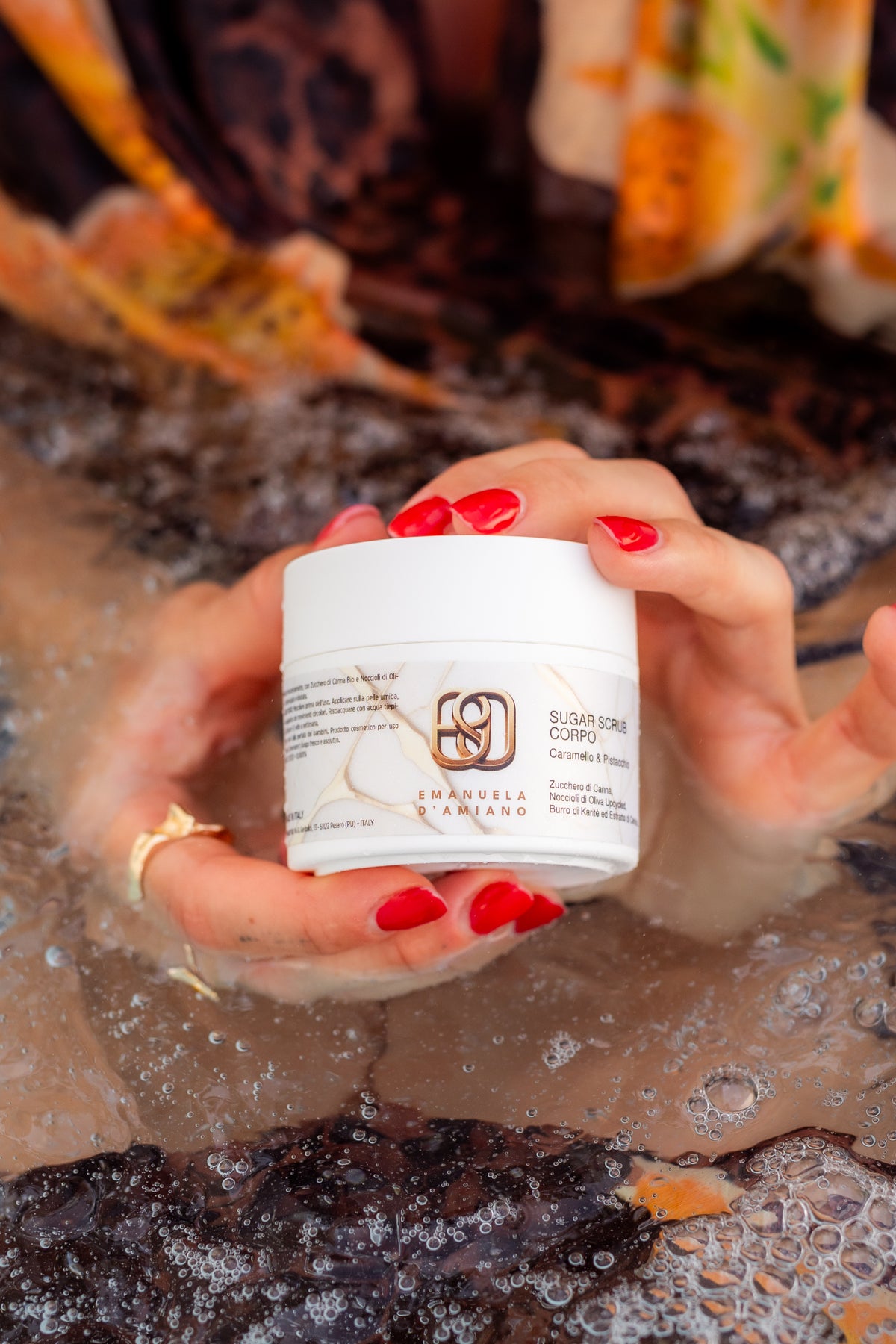 SUGAR SCRUB CORPO caramello & pistacchio